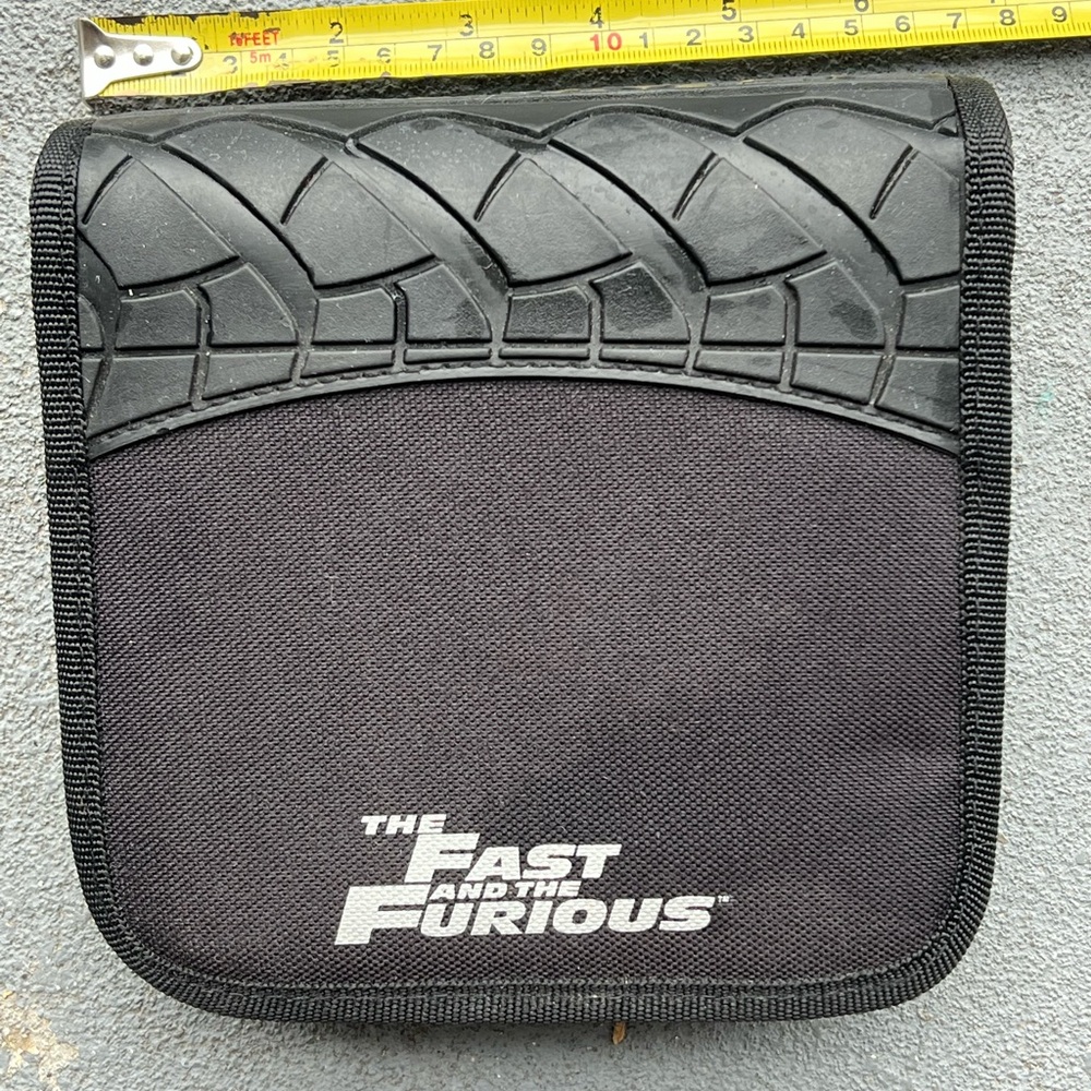 Vintage The Fast and The Furious CD Case Holder SoundKase Rubber Tire Tread